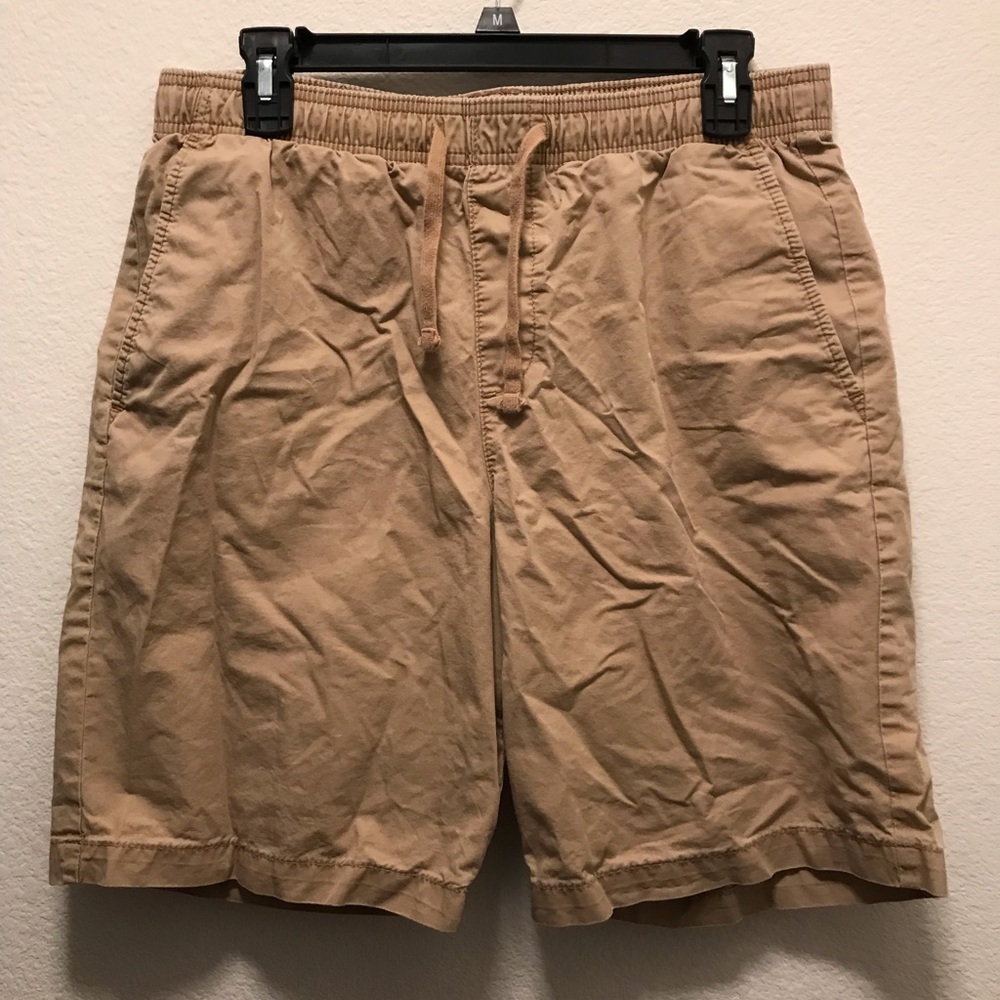 GAP Men Medium Tan Brown Drawstring Cargo/Khaki Shorts (Summerwear)